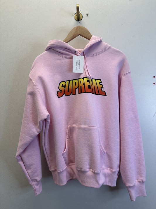 New Supreme Sapotage Pink Hoodie Size S
