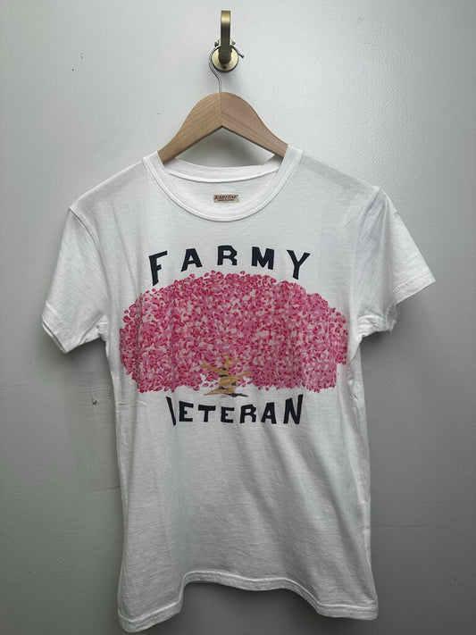 New Kapital Farmy Vet White Tee Size 1 (S)