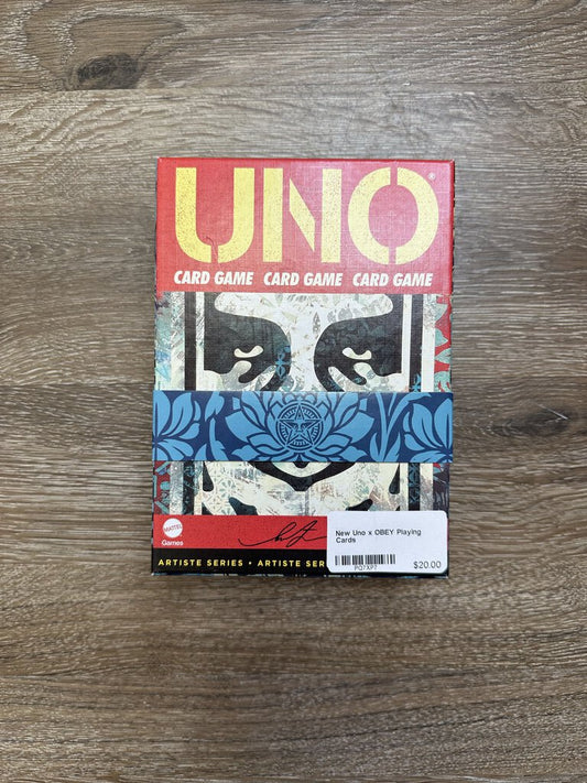 New Uno x OBEY Playing Cards