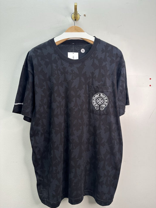 New Chrome Hearts Monogram Black Tee Size XL