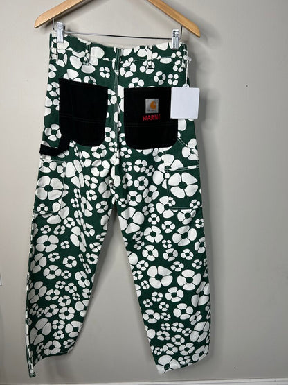 New Marni Carhartt Green Pants Size Small