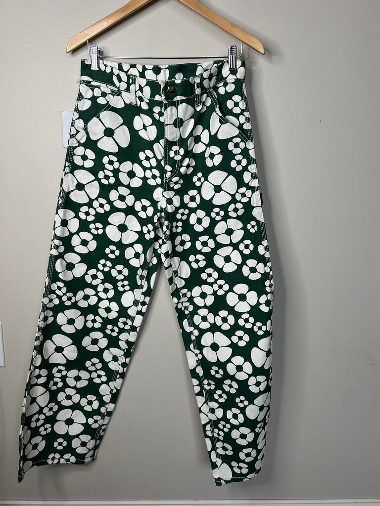 New Marni Carhartt Green Pants Size Small