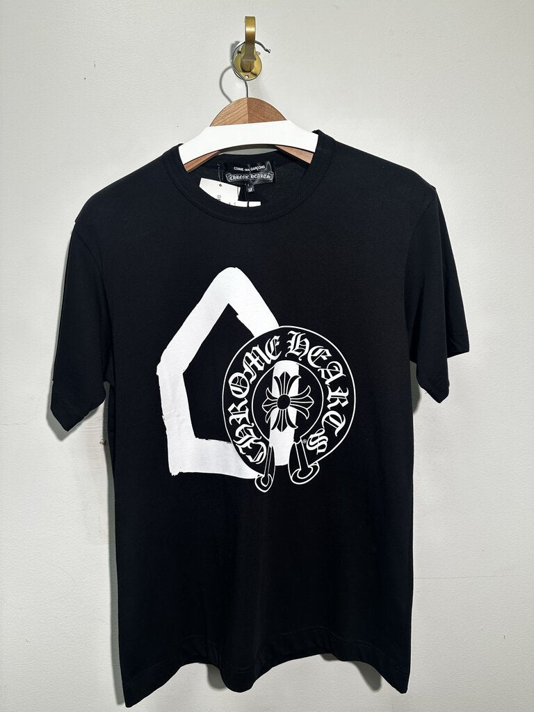 New Chrome Hearts CDG DSM Black Tee Size Small