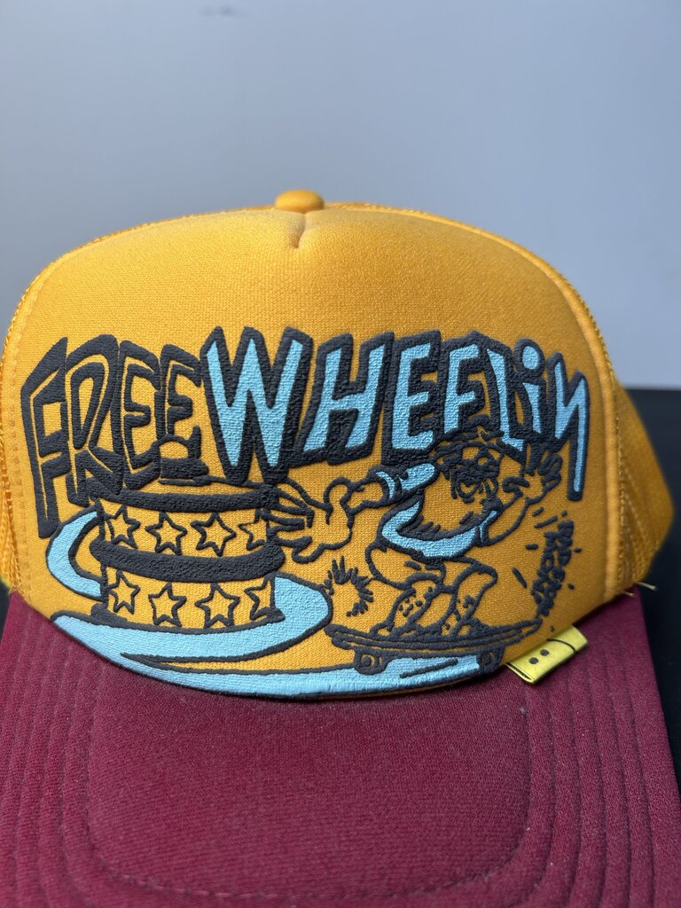 New Kapital Yellow Red Trucker Hat