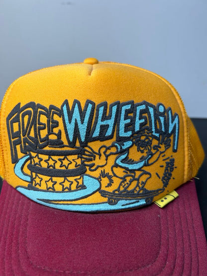 New Kapital Yellow Red Trucker Hat