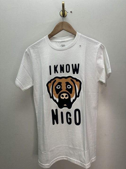 New Nigo White Dog Tee Size Small