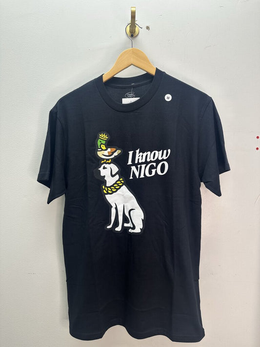 New Nigo big logo Black Tee Size Medium