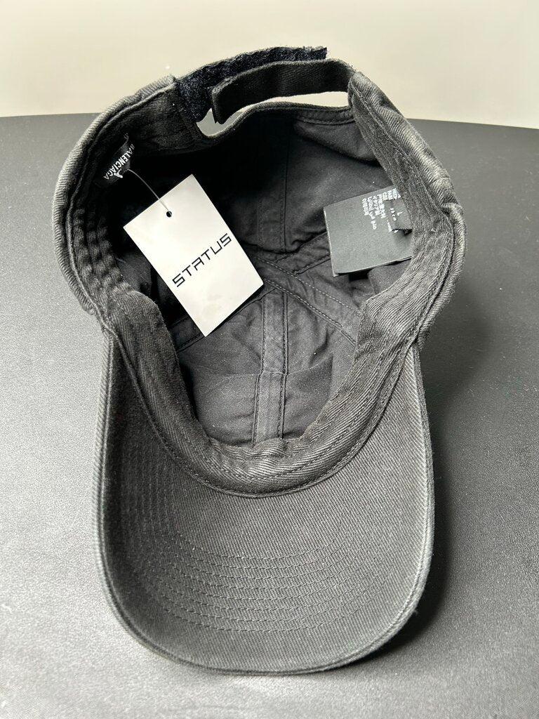 Preowned Balenciaga Black BB Dad hat