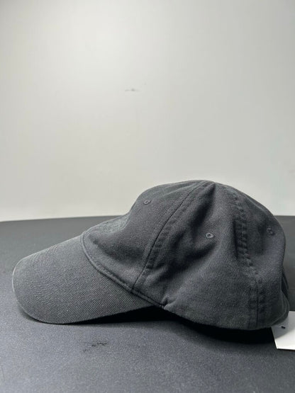 Preowned Balenciaga Black BB Dad hat