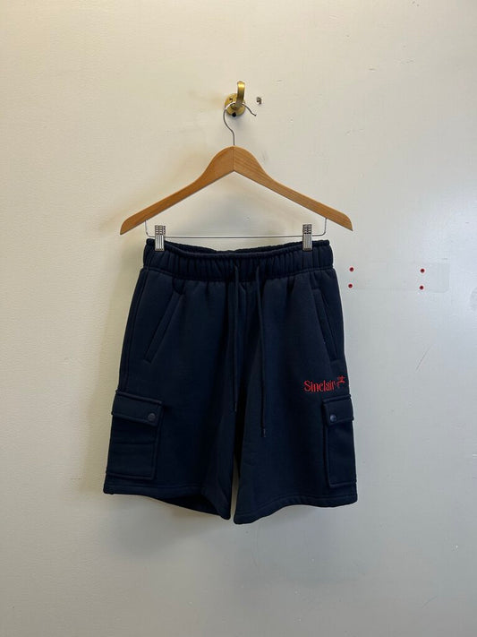 New Sinclair Navy Cargo Shorts Size Medium