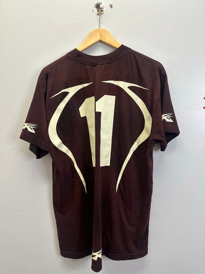 New Hellstar Star Logo Brown tee Size Small