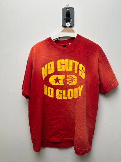 New Hellstar No Guts No Glory Red Tee Size XL