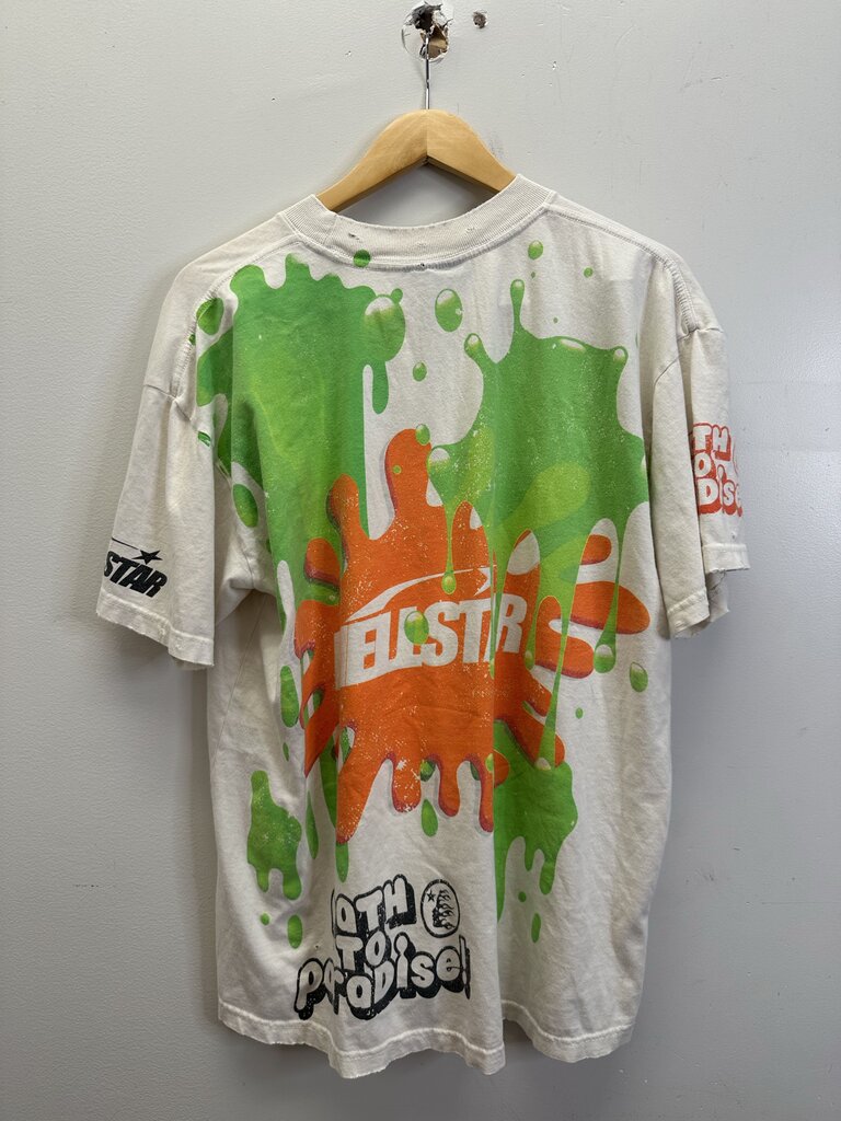 New Hellstar Cream Mouth tee Size Large