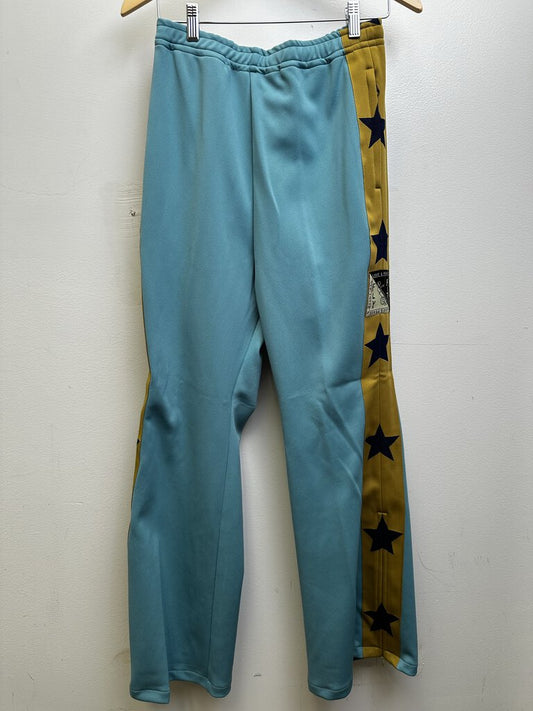 New Kapital Teal Yellow Star Pants Size 3