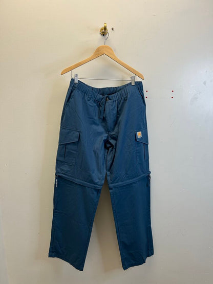 New Sinclair Blue Zip Off Pants Size Large
