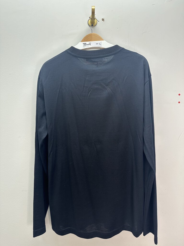 New Louis Vuitton Rhinestone Black L/S size XL