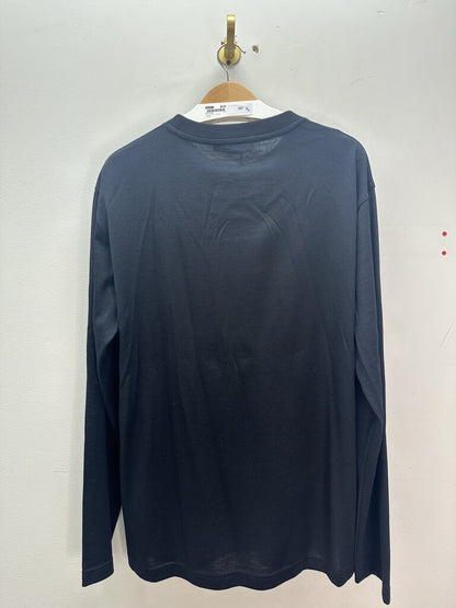 New Louis Vuitton Rhinestone Black L/S size XL