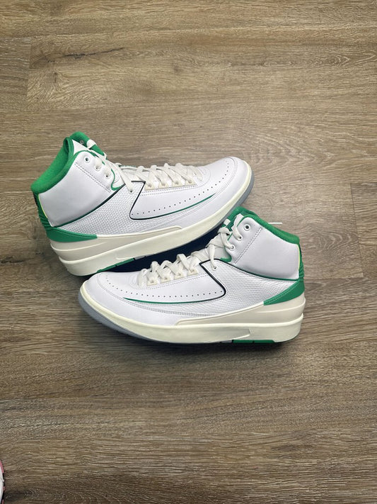 Preowned Jordan 2 Lucky Green Size 10.5