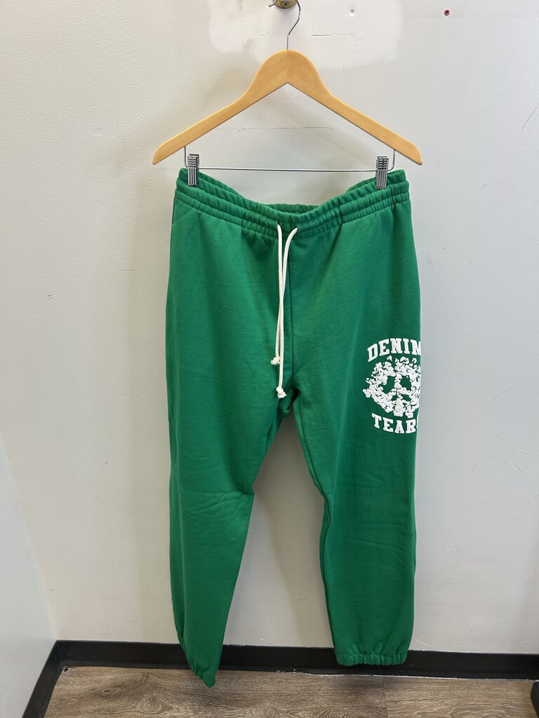 New Denim Tears Green University Sweatpants size 2XL