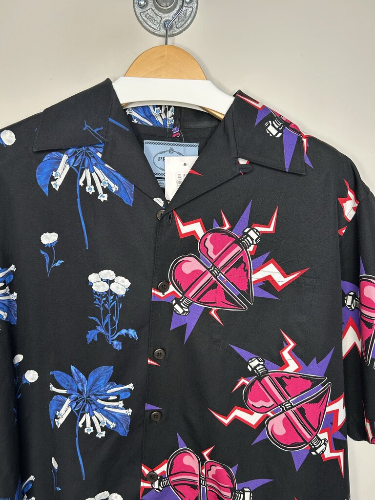 Preowned Prada Floral/Frankenstein Double Match size M