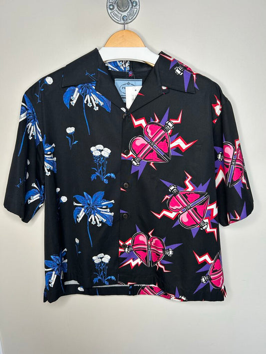 Preowned Prada Floral/Frankenstein Double Match size M
