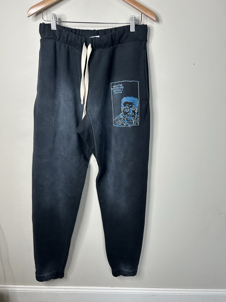 New Wealth Comte Black Sin Free Sweatpants Size Large