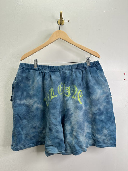 Preowned Vlone Tie Dye Blue Shorts Size XL