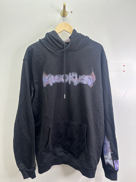 Preowned MusoKuso Black Hoodie Size XL