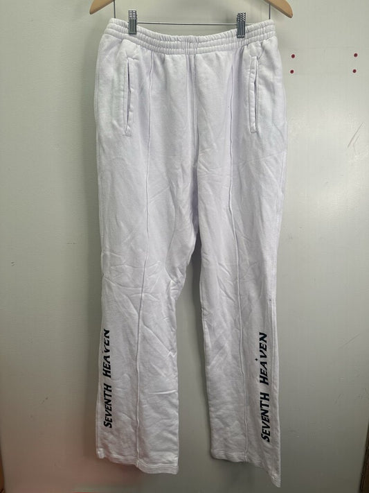 Preowned Seventh Studios White Sweatpants Size XL