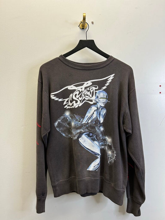 Preowned Saint Michael Sorayama Grey Crewneck size S