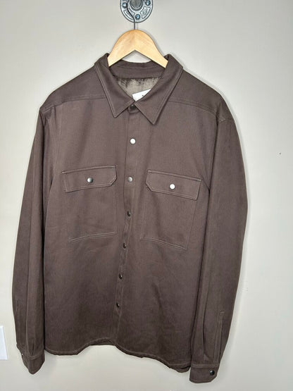 New Rick Owens Puffy Dust Button Up size XL/2XL