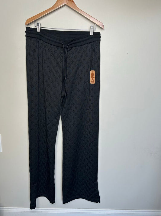 Preowned Louis Vuitton NBA Monogram Black Pants size XL