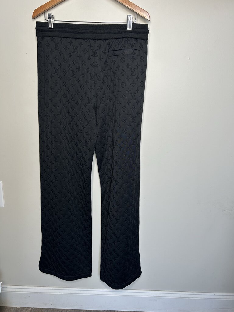 Preowned Louis Vuitton NBA Monogram Black Pants size XL