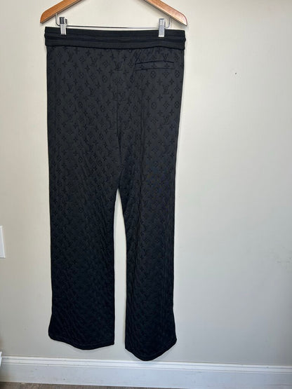 Preowned Louis Vuitton NBA Monogram Black Pants size XL