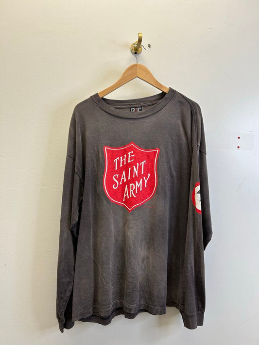 New Saint Michael Army Grey L/S size 2XL