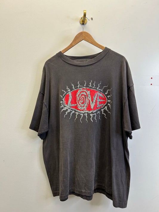 New Saint Michael Love Sun Grey Tee size 3XL