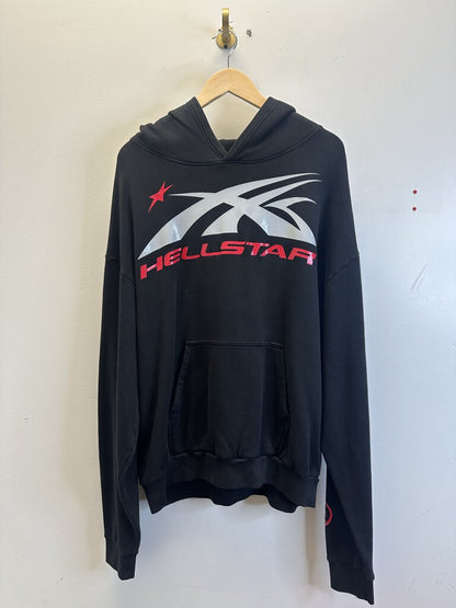 New hellstar Asics Black Hoodie Size XL