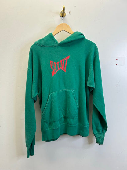 Preowned Saint Michael Green Everlast Hoodie Size Medium
