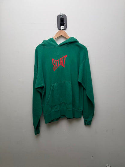 Preowned Saint Michael Green Everlast Hoodie Size Medium