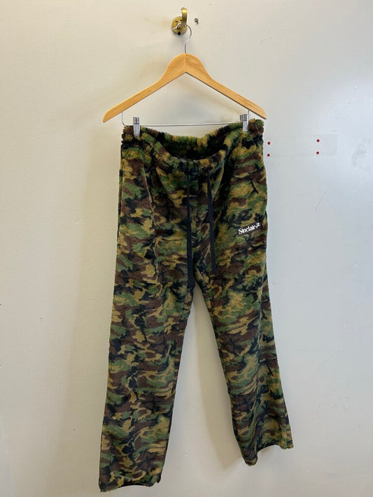 New Sinclair Camo Sherpa Sweats Sz. XL