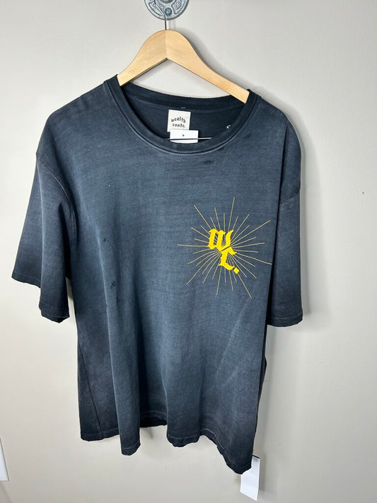 New Wealth Comte. Black Enlightenment Tee Size Small