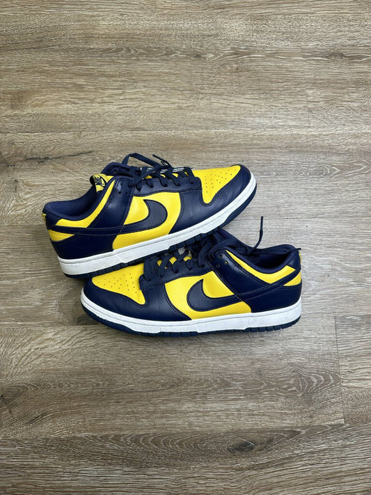 Preowned Dunk Low Michigan Size 12 (No Box)