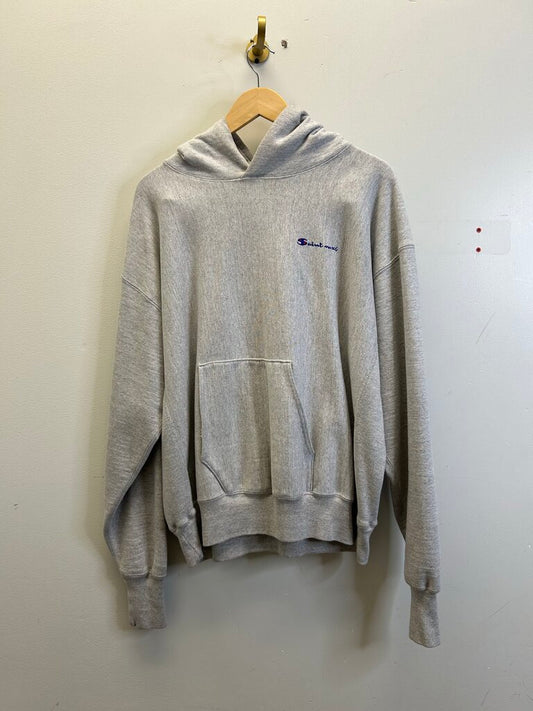Preowned Saint Michael MX6 Grey champion hoodie Size Medium