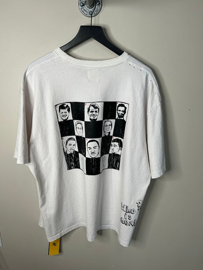New Wealth Comte Who Is Next White Tee Size XXL