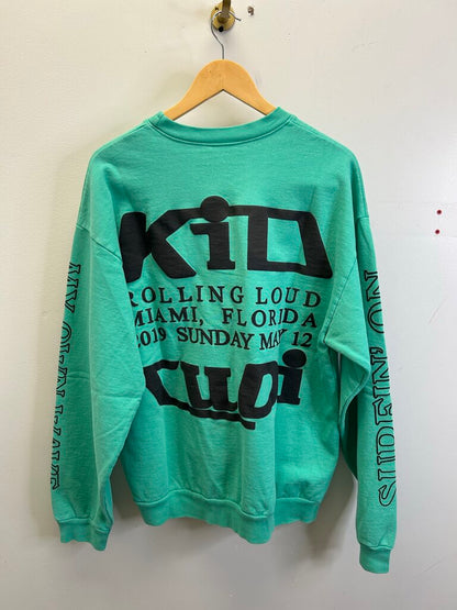 New CPFM Kid Cudi Teal Crewneck Size Large