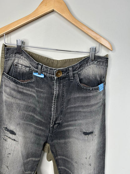 Preowned MMY Two Tone Denim Size 31
