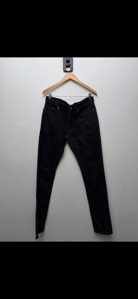 Preowned A YSL Black Denim Size 32