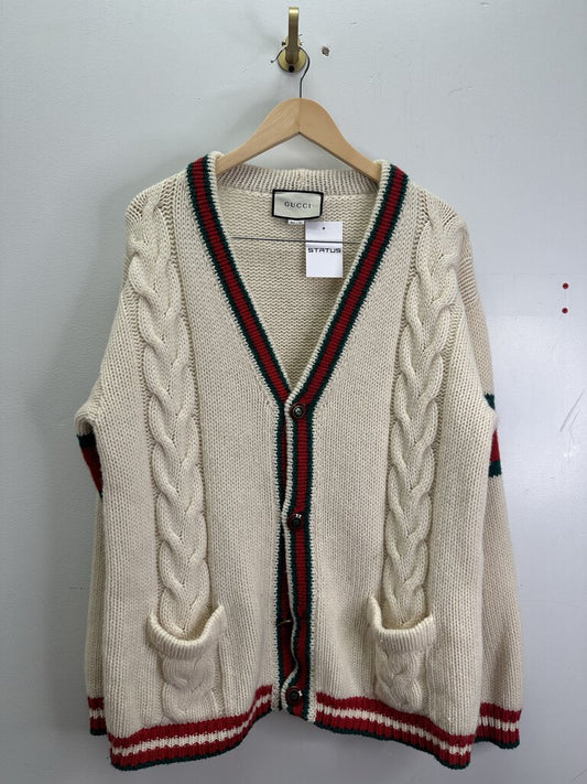 Preowned Gucci Cream Cardigan