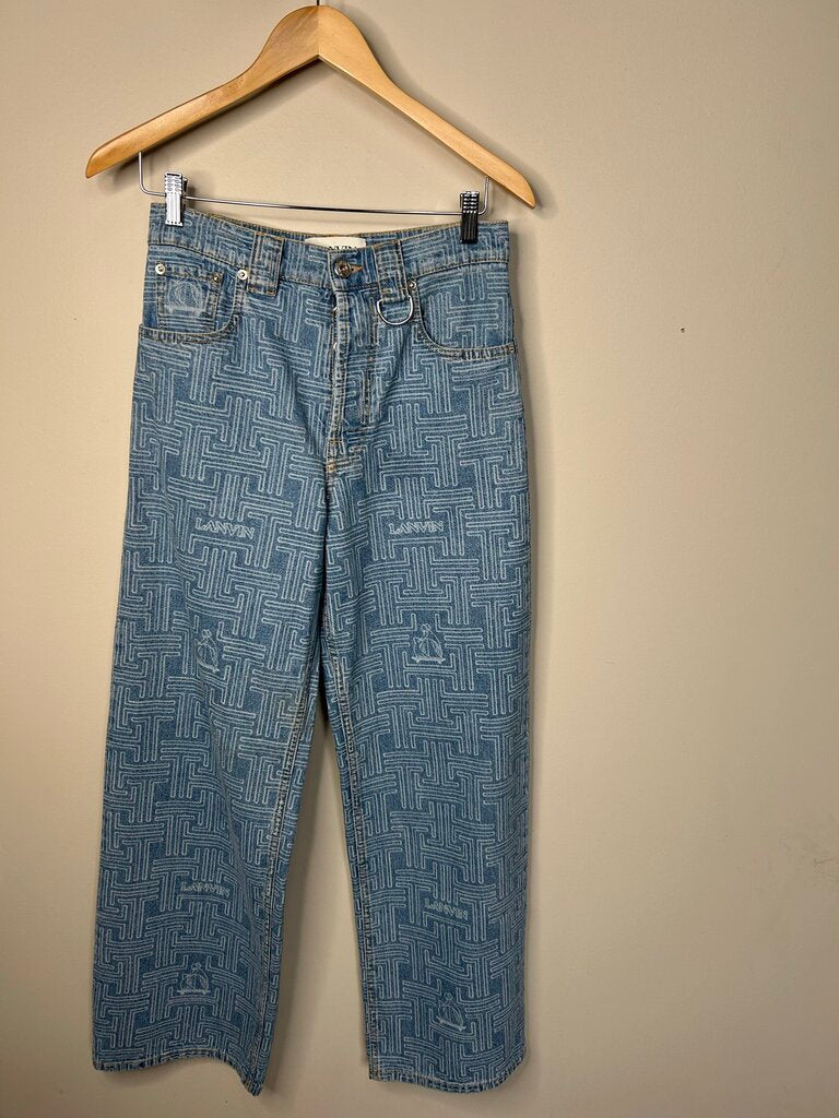 Preowned Lanvin Lightwash Denim Jeans Size 26