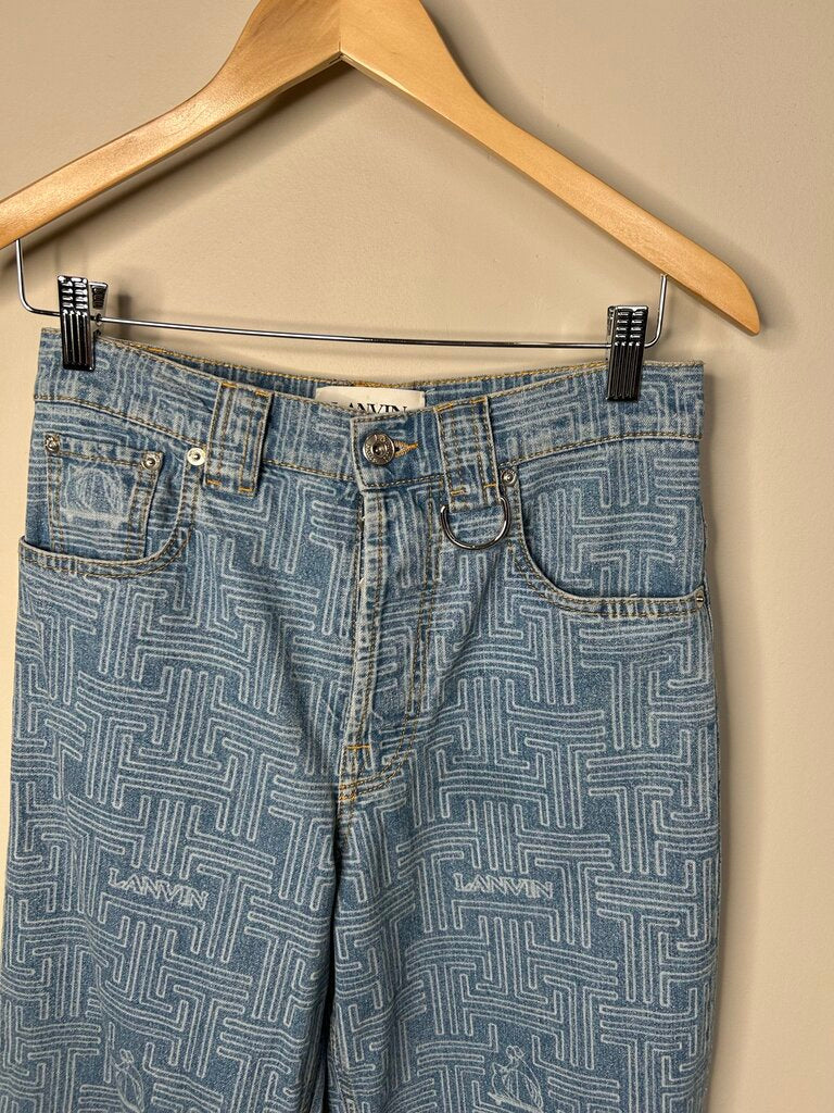 Preowned Lanvin Lightwash Denim Jeans Size 26
